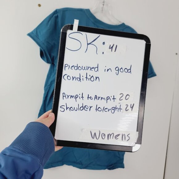 Dutch Bros Women's Blue Short Sleeve Coffee Crew Neck Casual T-Shirt Size L - Picture 6 of 6